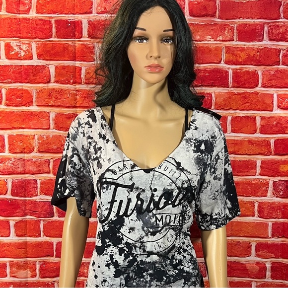 F/F  by affliction Women’s T-Shirt - Picture 8 of 10